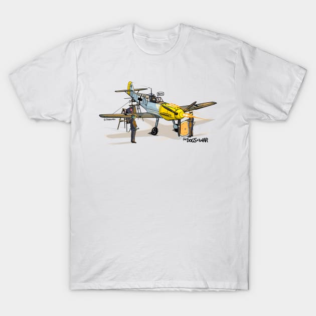 The Dogs of War: Bf 109E T-Shirt by Siegeworks